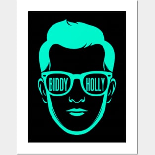 Buddy Holly -  Rock 'n' roll pioneer - whose melodies still echo through time Posters and Art